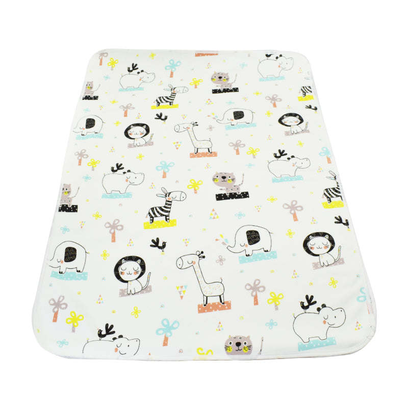 Non-Wrinkle Large Bamboo 4 Layers Waterproof Toilet Training Sleeping Mat Diaper Changing Mat 150x100cm - AgapeStar