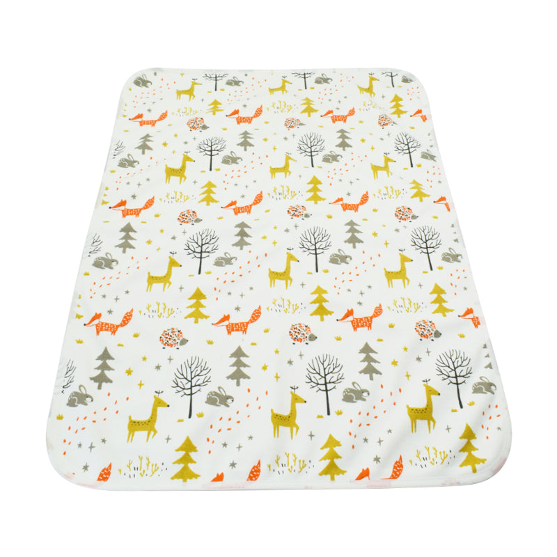 Non-Wrinkle Large Bamboo 4 Layers Waterproof Toilet Training Sleeping Mat Diaper Changing Mat 150x100cm - AgapeStar