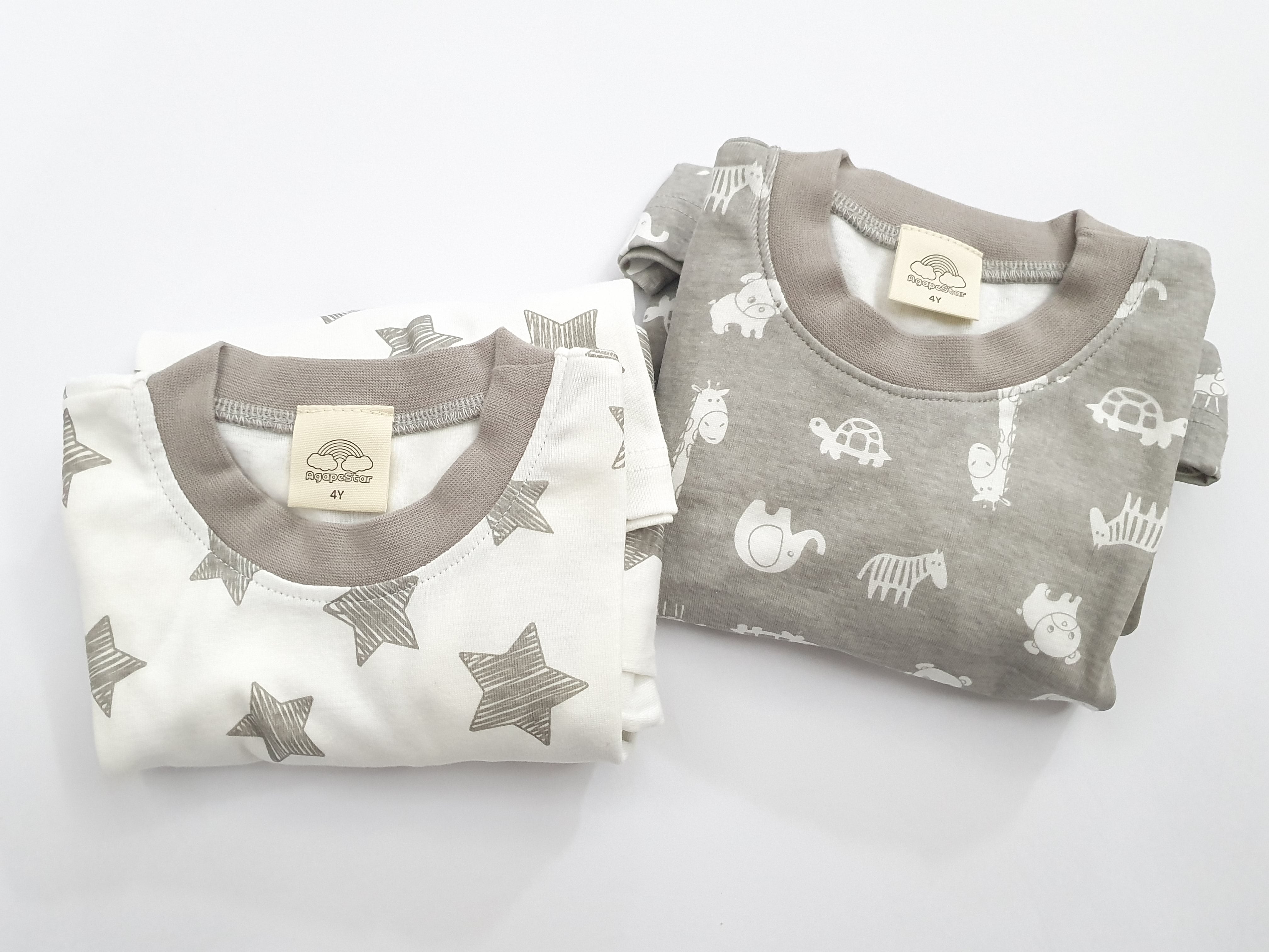 AgapeStar Organic Cotton Toddler Pyjamas Set - AgapeStar