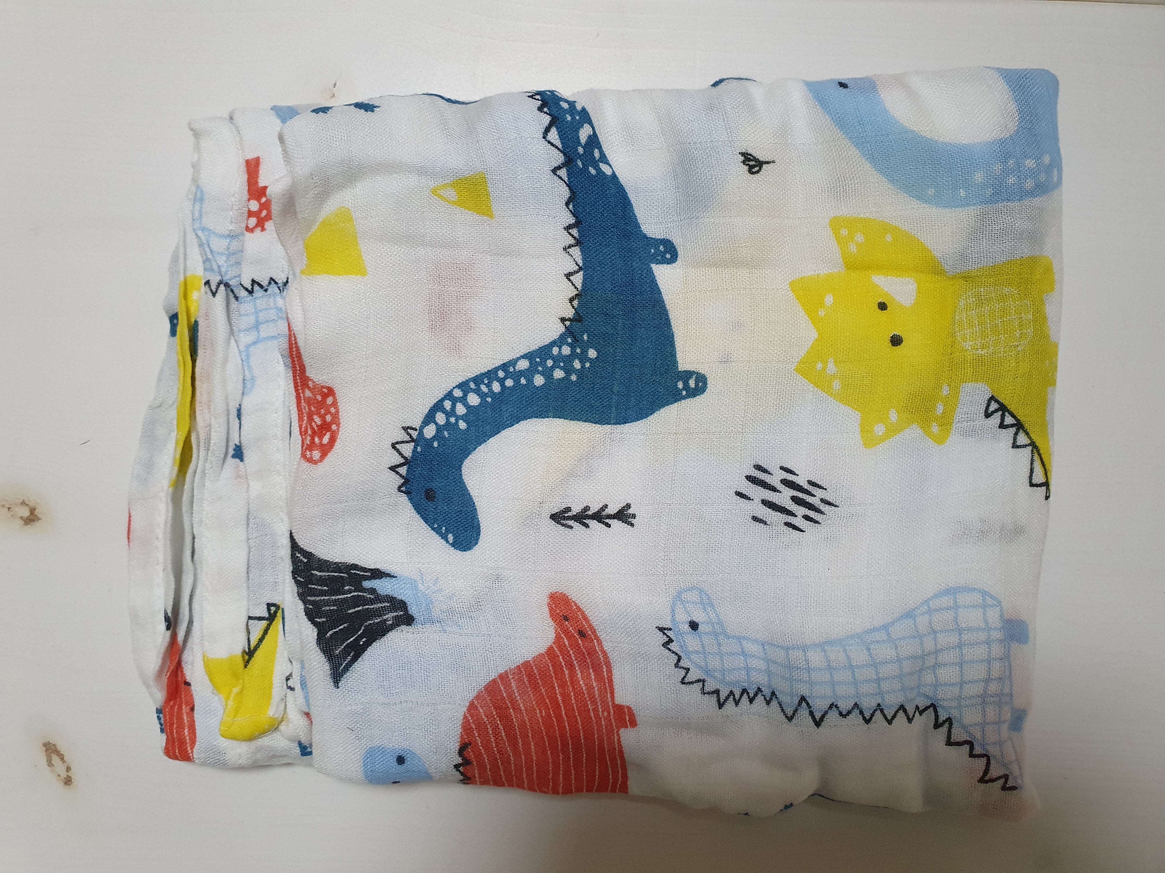 2 Layer Muslin Bamboo Organic Cotton Swaddle Blanket - AgapeStar