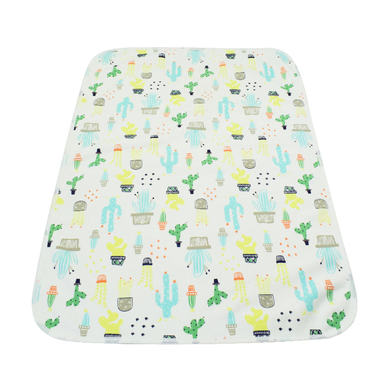 Non-Wrinkle Large Bamboo 4 Layers Waterproof Toilet Training Sleeping Mat Diaper Changing Mat 150x100cm - AgapeStar