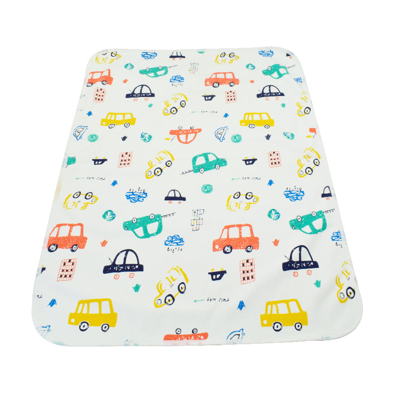 Non-Wrinkle Large Bamboo 4 Layers Waterproof Toilet Training Sleeping Mat Diaper Changing Mat 150x100cm - AgapeStar