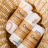 2 Layer Muslin Bamboo Organic Cotton Swaddle Blanket - AgapeStar