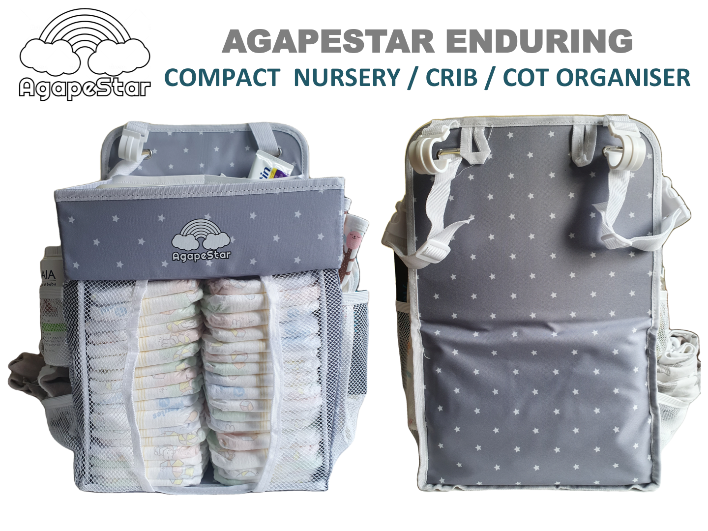 AgapeStar Enduring Hanging Diaper Caddy Organizer - AgapeStar