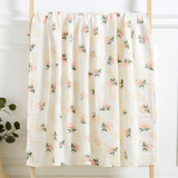 Ultrasoft Organic Bamboo Cotton Muslin Swaddle Blanket