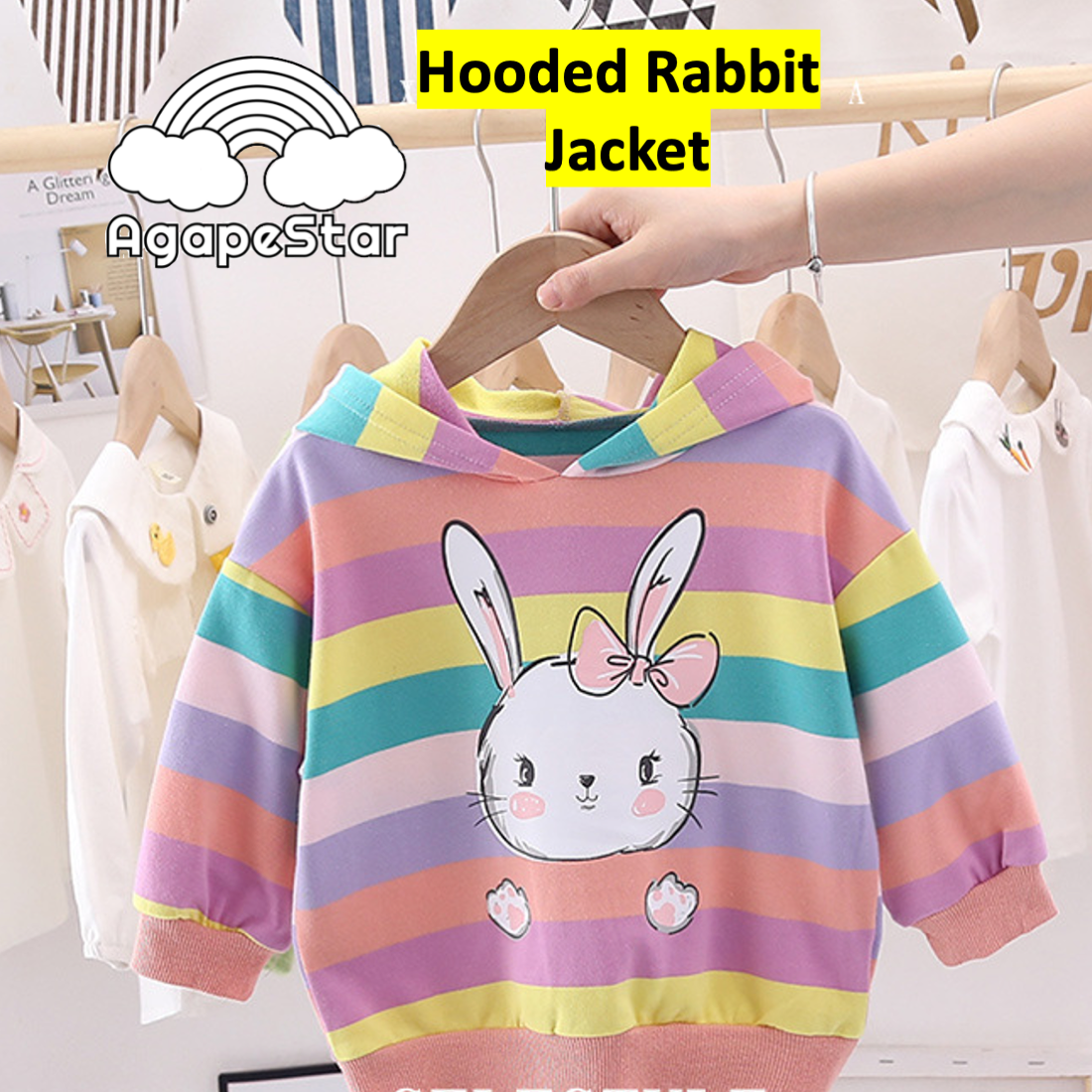 Summer and Autumn Toddler Children Hooded Jacket - AgapeStar