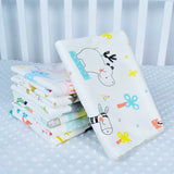 Non-Wrinkle Large Bamboo 4 Layers Waterproof Toilet Training Sleeping Mat Diaper Changing Mat 150x100cm - AgapeStar