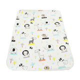 Non-Wrinkle Large Bamboo 4 Layers Waterproof Toilet Training Sleeping Mat Diaper Changing Mat 150x100cm - AgapeStar