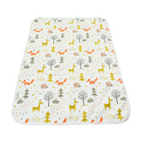 Non-Wrinkle Large Bamboo 4 Layers Waterproof Toilet Training Sleeping Mat Diaper Changing Mat 150x100cm - AgapeStar