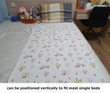 Non-Wrinkle Large Bamboo 4 Layers Waterproof Toilet Training Sleeping Mat Diaper Changing Mat 150x100cm - AgapeStar