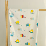 Non-Wrinkle Large Bamboo 4 Layers Waterproof Toilet Training Sleeping Mat Diaper Changing Mat 150x100cm