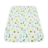 Non-Wrinkle Large Bamboo 4 Layers Waterproof Toilet Training Sleeping Mat Diaper Changing Mat 150x100cm - AgapeStar