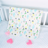 Non-Wrinkle Large Bamboo 4 Layers Waterproof Toilet Training Sleeping Mat Diaper Changing Mat 150x100cm - AgapeStar