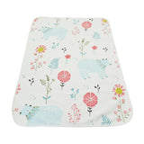 Non-Wrinkle Large Bamboo 4 Layers Waterproof Toilet Training Sleeping Mat Diaper Changing Mat 150x100cm - AgapeStar