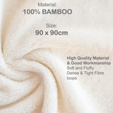 Premium Ultra Soft Bamboo Baby Hooded Towel