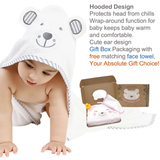Premium Ultra Soft Bamboo Baby Hooded Towel