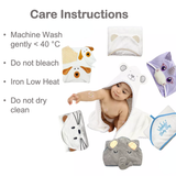 Premium Ultra Soft Bamboo Baby Hooded Towel