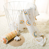 2 Layer Muslin Bamboo Organic Cotton Swaddle Blanket - AgapeStar