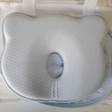 AgapeStar Baby Memory Foam Pillow Flat Head Prevention Gift Set (1 Pillow + 1 Removable Cotton cover) - AgapeStar
